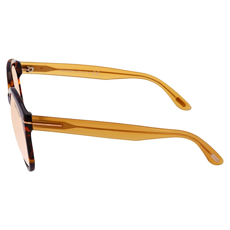 Tom Ford Brown Round Ladies Sunglasses FT0503 52Z FT0503 52Z  display picture 1
