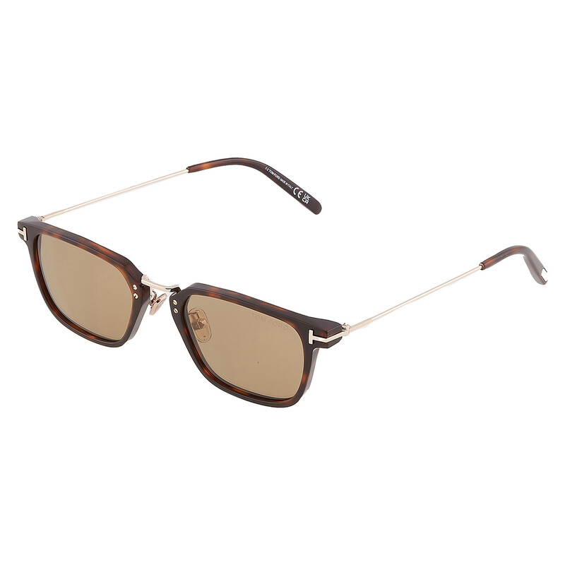 Tom Ford Brown Square Men's Sunglasses FT1042-D 52E 52