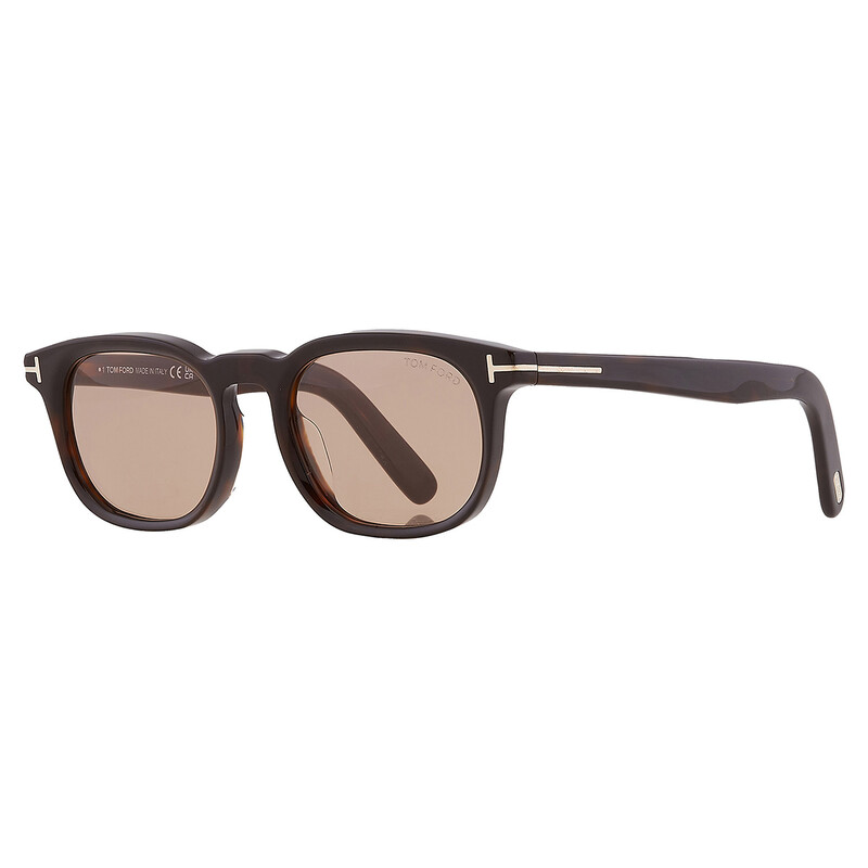 Tom Ford Brown Square Men's Sunglasses FT1122-D 52E 52