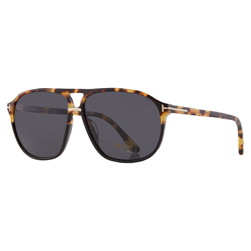 Tom Ford Bruce Smoke Pilot Men's Sunglasses FT1026 05A 61