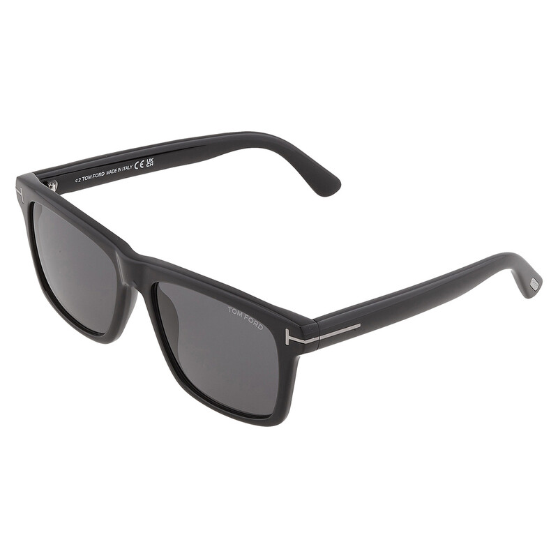 Tom Ford Buckley Smoke Square Men's Sunglasses FT0906-N 01A 58