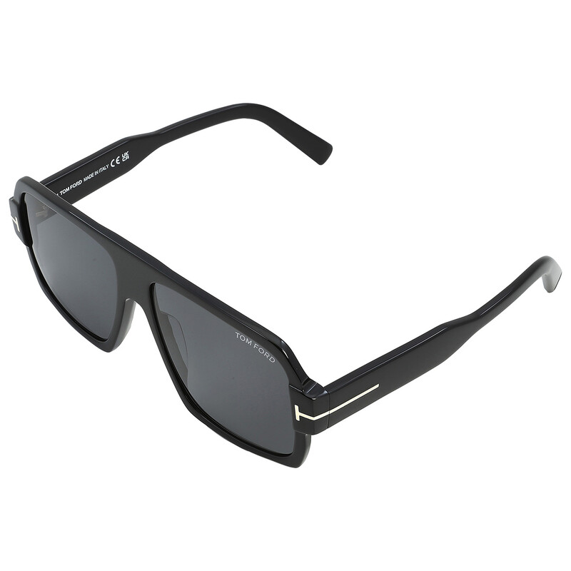 Tom Ford Camden Smoke Navigator Men's Sunglasses FT0933 01A 58