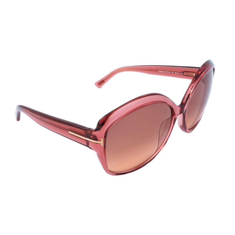 Tom Ford Brown to Pink Ombre Oversized Women\'s Sunglasses FIORE SUNGLASSES | TOM FORD Fashion main image 2