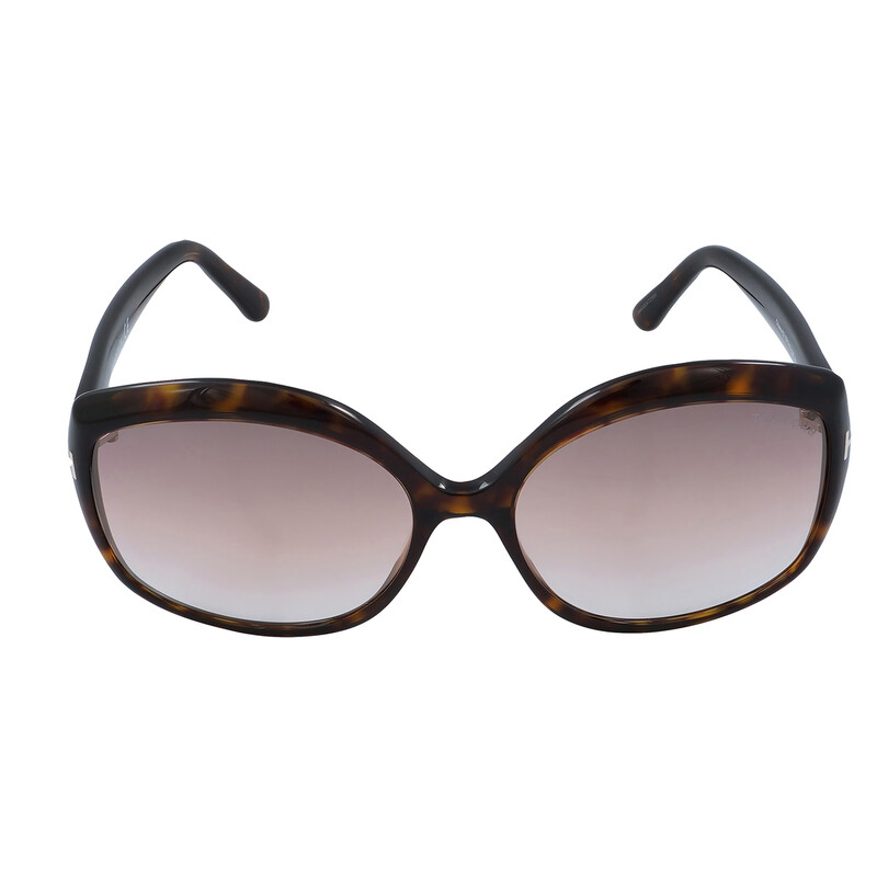 Tom Ford Chiara Brown Gradient Butterfly Ladies Sunglasses FT0919