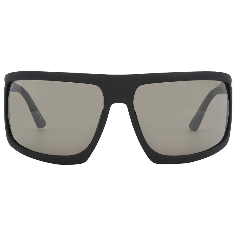 Tom Ford Clint Roviex Mirror Wrap Unisex Sunglasses FT1066 02L 68