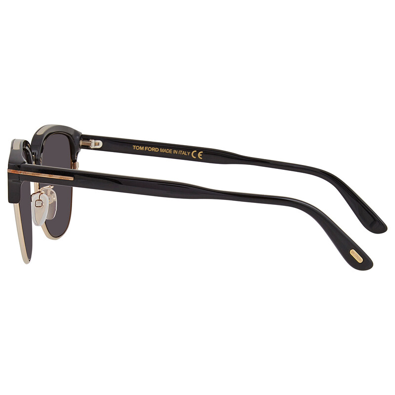 【TOMFORD】美品 サングラス ブラック×ゴールド TF-805-K Tom Ford Clubmaster Smoke Square Ladies Sunglasses TF805-K 01A 56