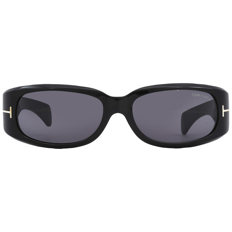 Tom Ford Corey Smoke Rectangular Unisex Sunglasses FT1064 01A 59