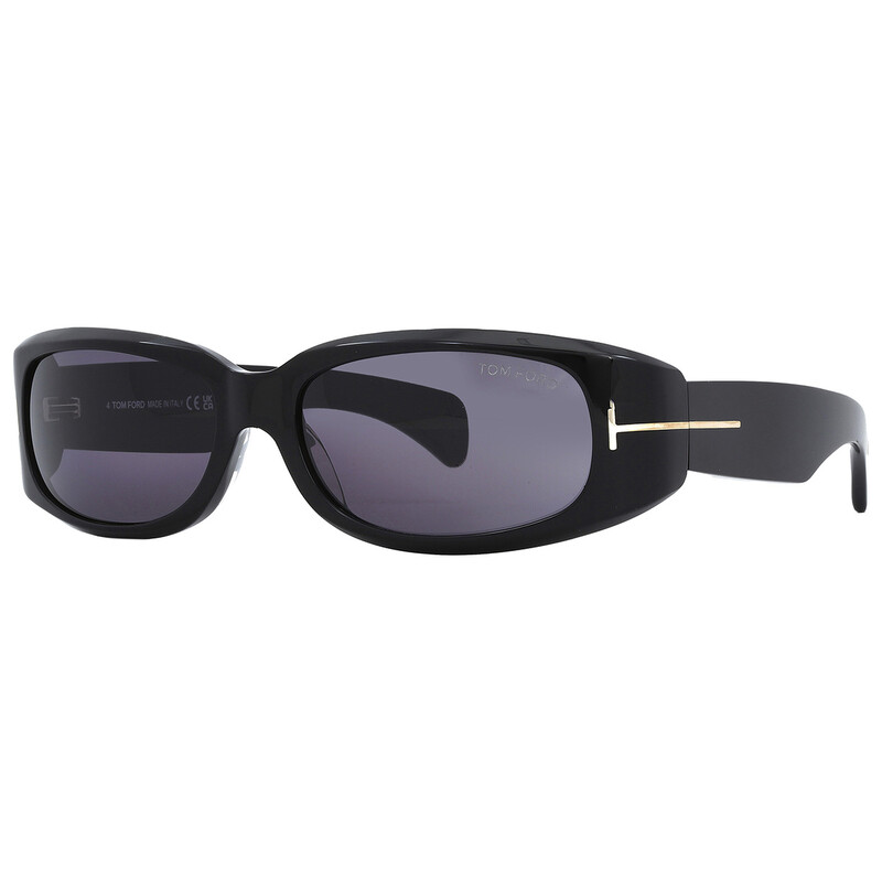 Tom Ford Corey Smoke Rectangular Unisex Sunglasses FT1064 01A 59