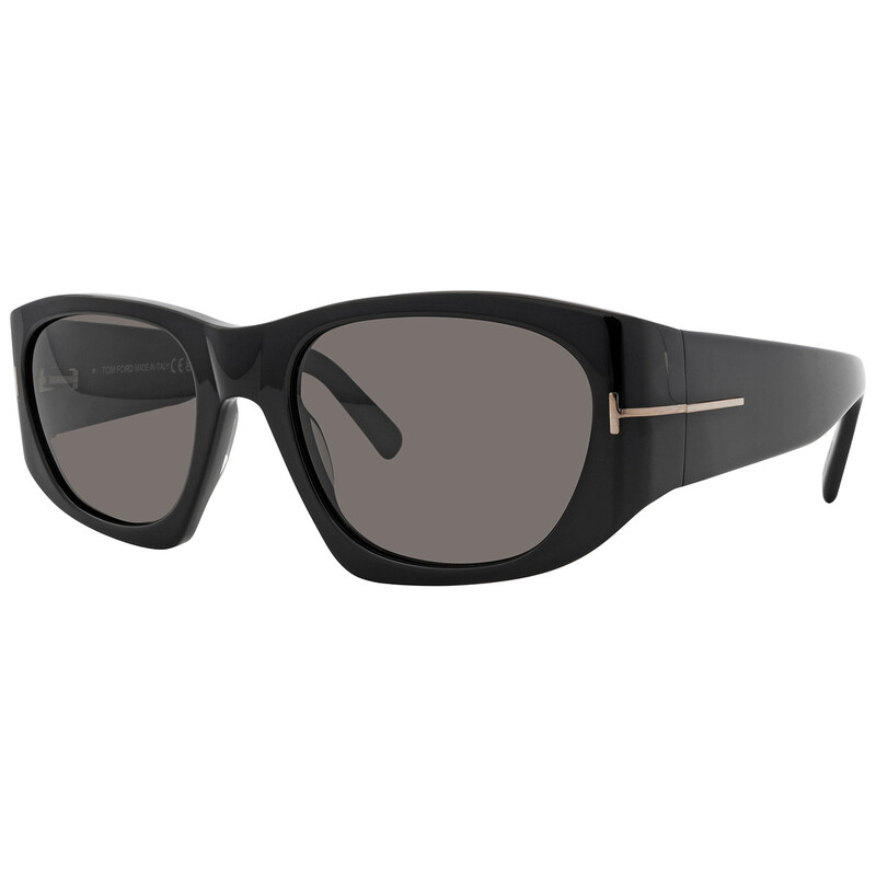 Tom Ford Cyrille Grey Geometric Men's Sunglasses FT0987 01A 53