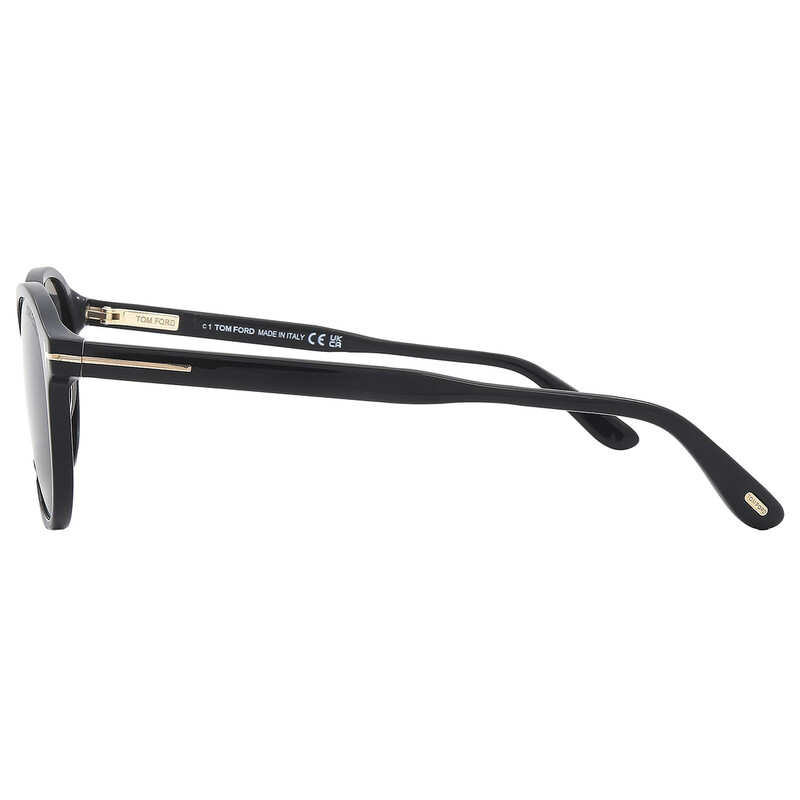 Tom Ford Dante Smoke Round Men's Sunglasses FT0834 01A 52