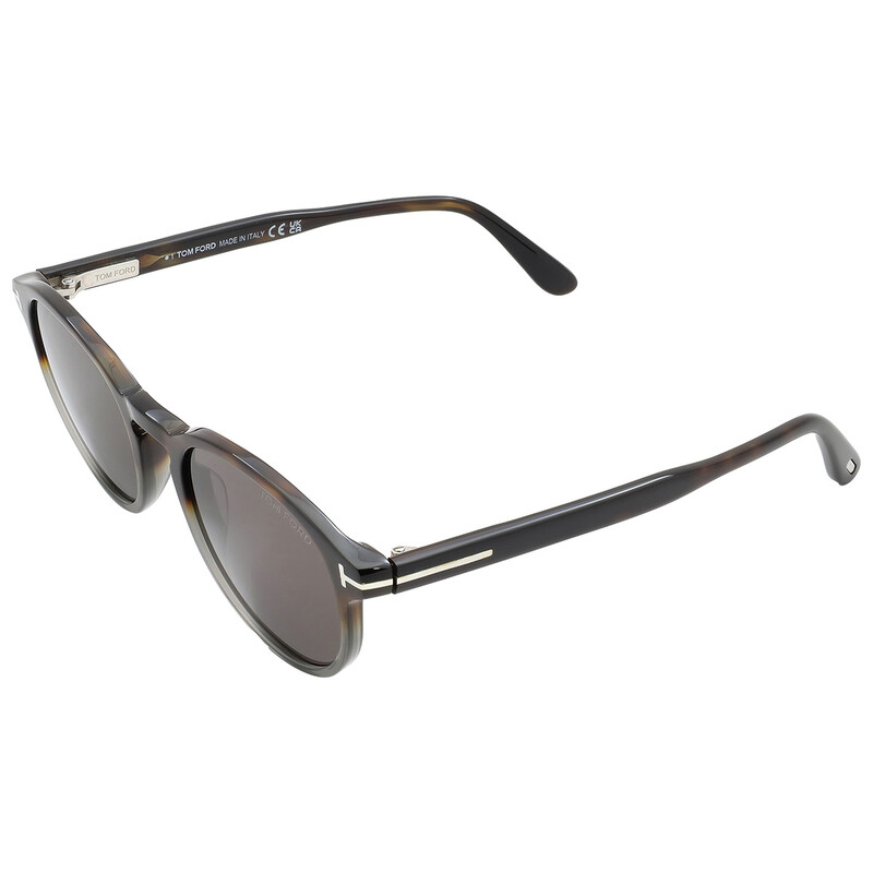 Tom Ford Dante Smoke Round Men's Sunglasses FT0834 56A 50