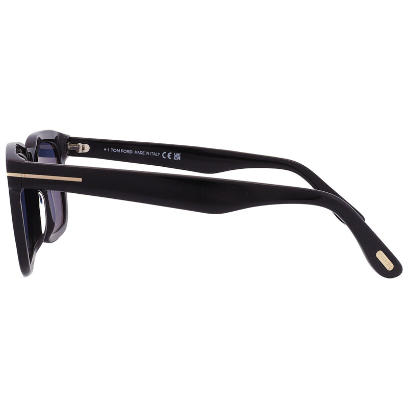 Tom Ford Dax Polarized Blue Square Men's Sunglasses FT0751 01V 50