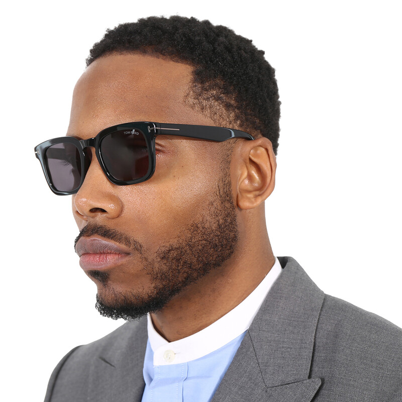 Tom Ford Dax Smoke Square Men's Sunglasses FT0751-N 01A 50