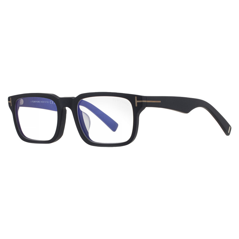 Tom Ford Demo Square Men's Eyeglasses FT6006-D-B 002 53