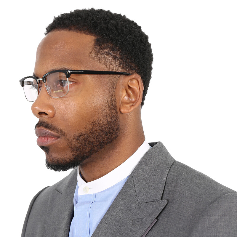 Tom Ford Demo Square Unisex Eyeglasses FT5504 005 52 664689941773