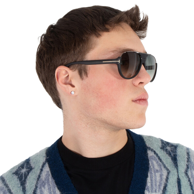 Tom Ford Dimitry Blue Gradient Pilot Men's Sunglasses FT0334 02W