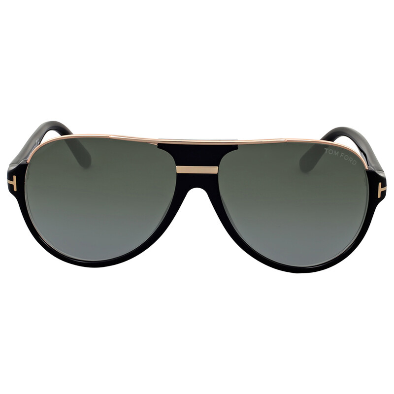Tom Ford Dimitry Green Smoke Gradient Pilot Men's Sunglasses