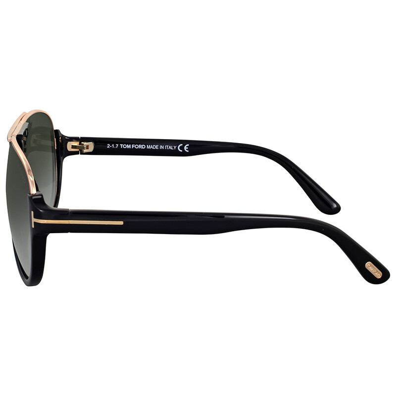 Tom Ford Dimitry Green Smoke Gradient Pilot Men's Sunglasses