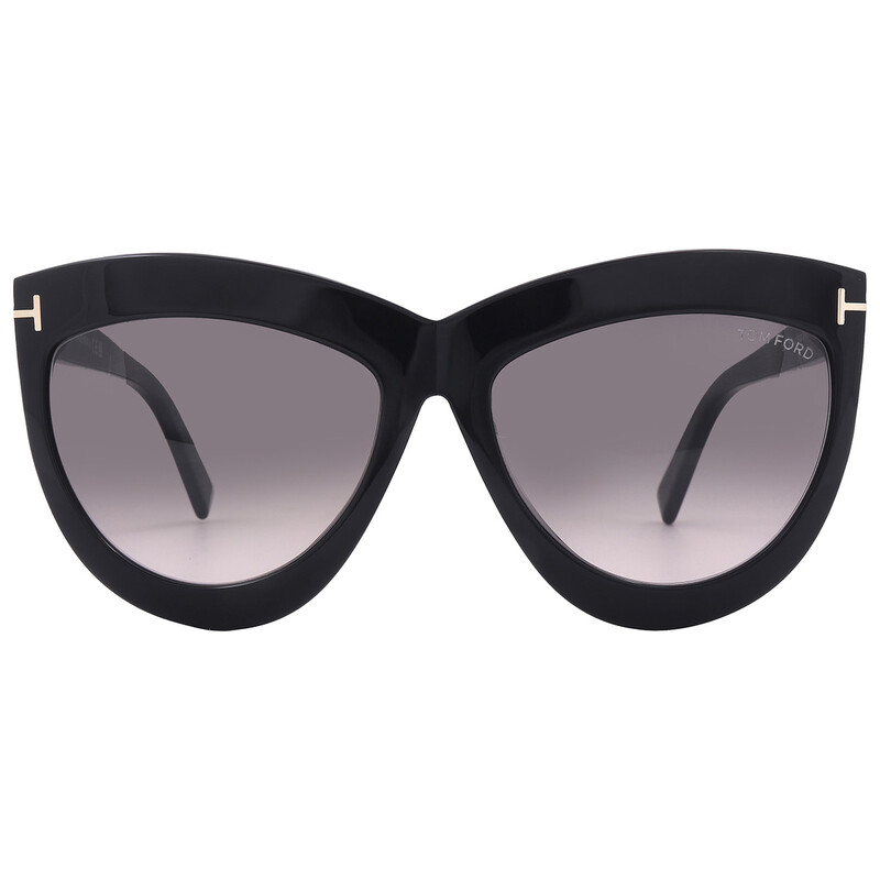 Tom Ford Doris Smoke Gradient Cat Eye Ladies Sunglasses  display picture 3