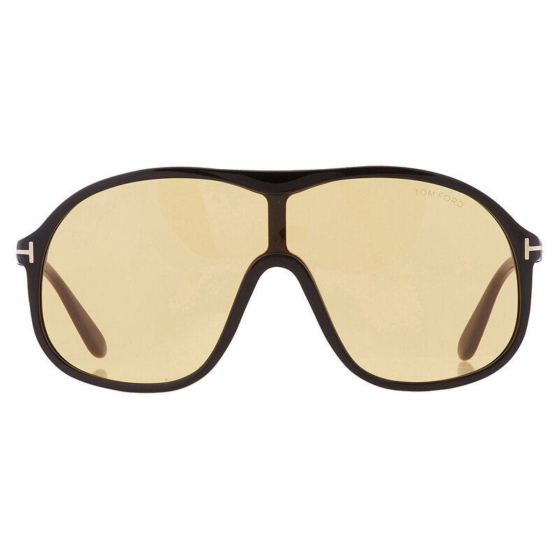 Tom Ford Drew Brown Shield Men's Sunglasses FT0964 01E 00
