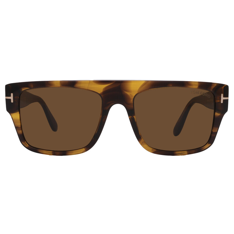 Tom Ford Dunning-02 Roviex Browline Men's Sunglasses FT0907 48J 55