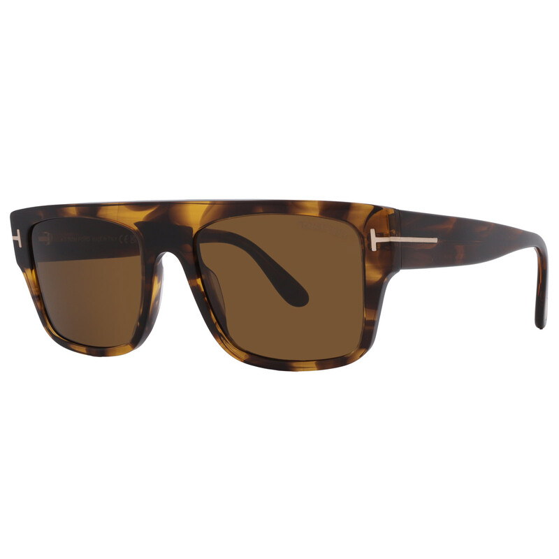 Tom Ford Dunning-02 Roviex Browline Men's Sunglasses FT0907 48J 55