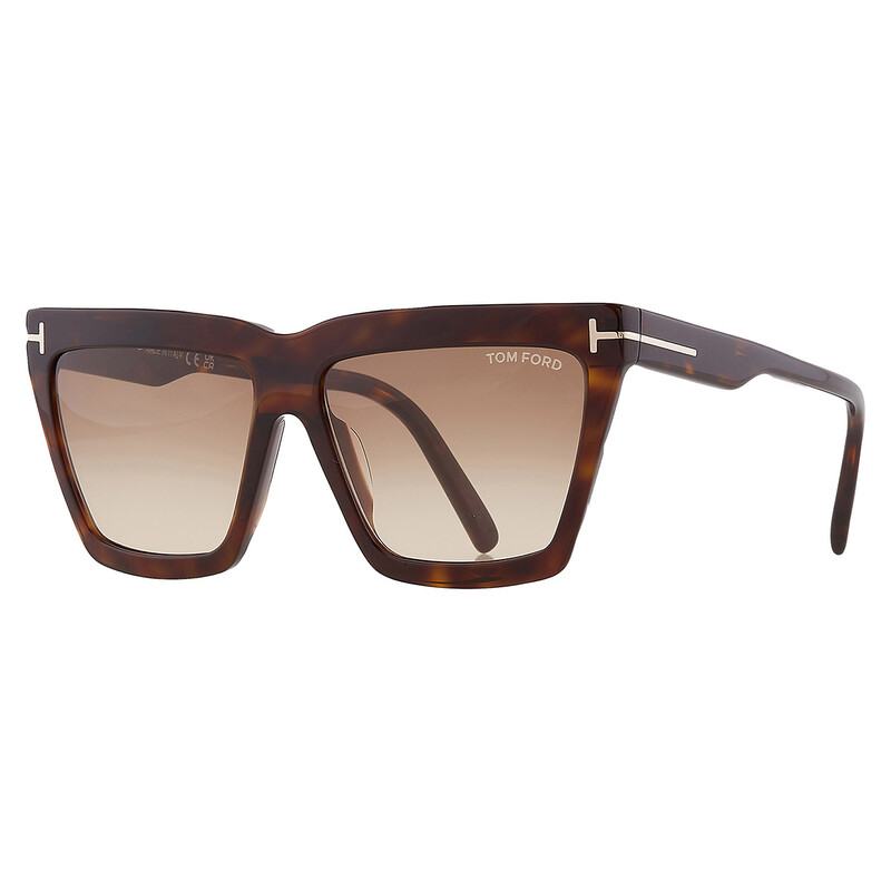 Tom Ford Eden Brown Gradient Cat Eye Ladies Sunglasses FT1110 52F