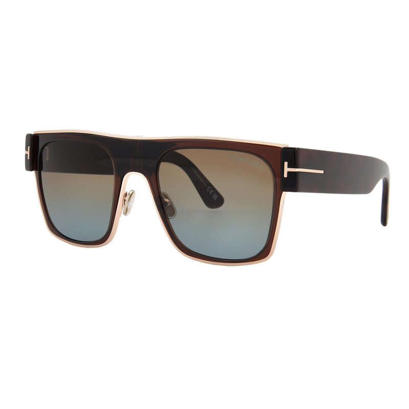 Tom Ford Edwin Brown Gradient Square Men display picture 2