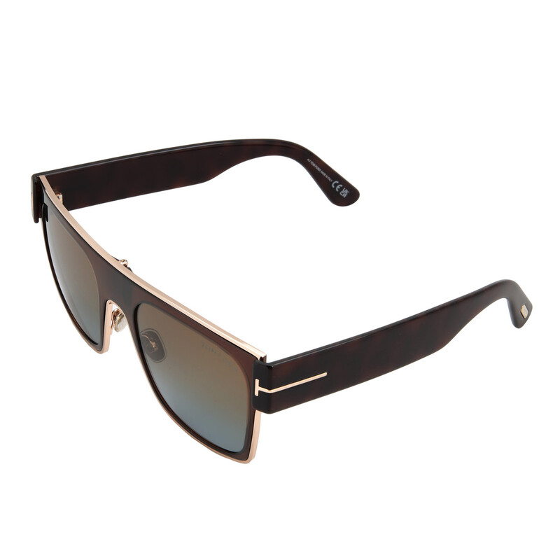 Tom Ford Edwin Brown Gradient Square Men's Sunglasses FT1073 48F