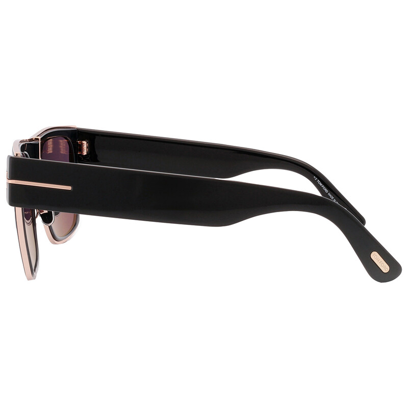 Tom Ford Edwin Smoke Browline Men display picture 3