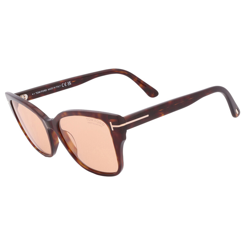 Tom Ford Elsa Brown Cat Eye Ladies Sunglasses FT1108 52E 55