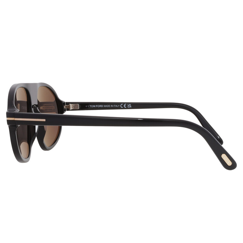 Tom Ford Erol Smoke Pilot Men's Sunglasses FT1178 01A 58