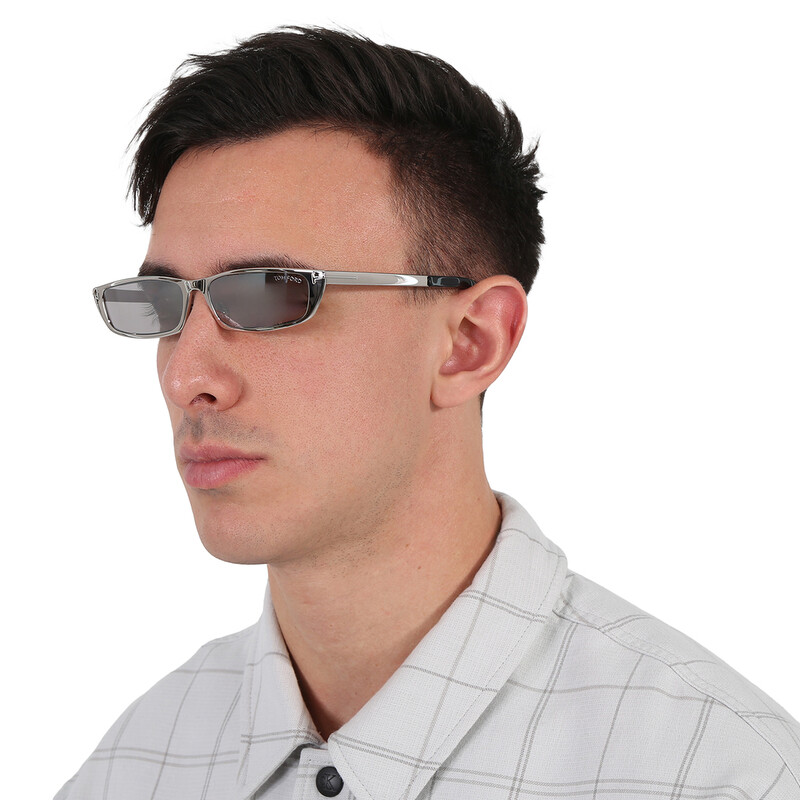 Tom Ford Everett Smoke Mirror Rectangular Unisex Sunglasses FT1059