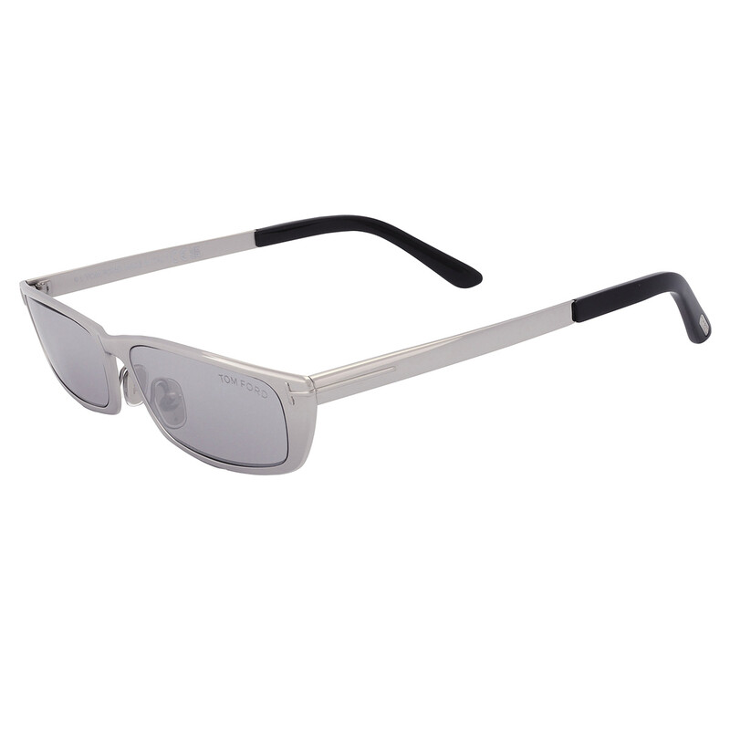 Tom Ford Everett Smoke Mirror Rectangular Unisex Sunglasses FT1059