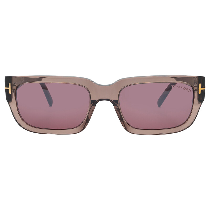 Tom Ford Ezra Bordeaux Mirror Rectangular Men's Sunglasses FT1075