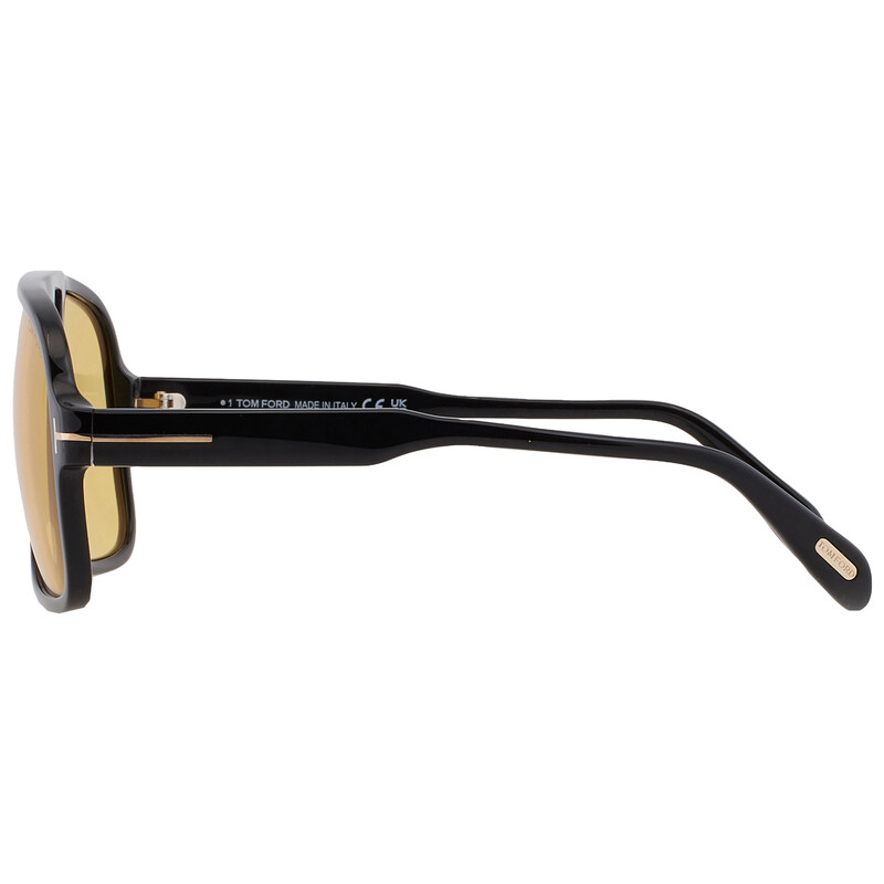 Tom Ford Falconer Amber Navigator Men's Sunglasses FT0884 01E 60