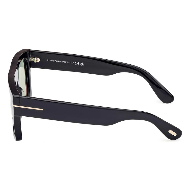 未使用級 TOM FORD Eyewear Fausto サングラス グリーン Tom Ford Fausto Green Photochromatic Browline Men's Sunglasses