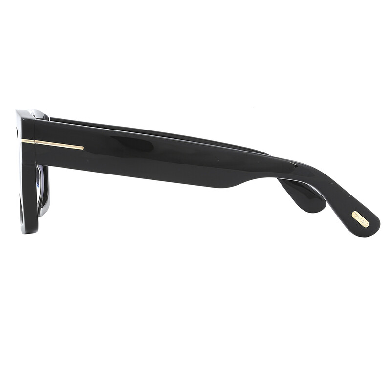 Tom Ford Fausto Smoke Browline Men's Sunglasses FT0711 01A 53