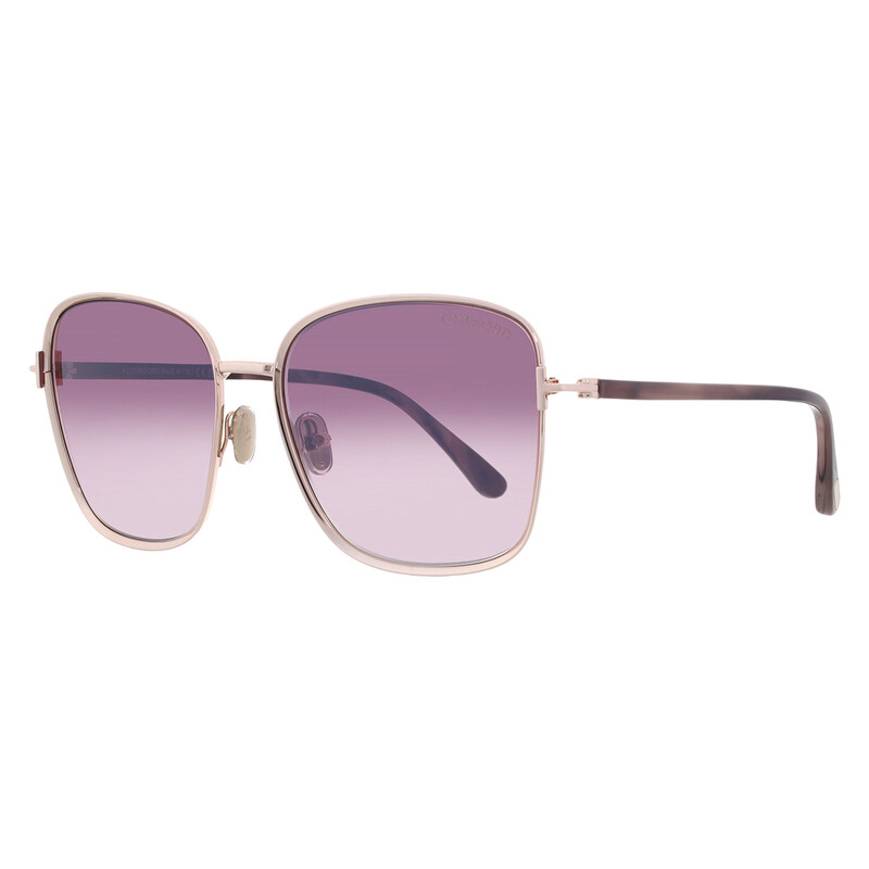 Tom Ford Pink Gradient Square Sunglasses Tom Ford Women main image 3