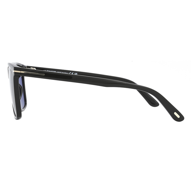 Tom Ford Fletcher Blue Square Men's Sunglasses FT0832 01V 57