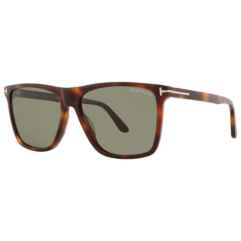 Tom Ford Fletcher Green Square Men's Sunglasses FT0832 53N 59