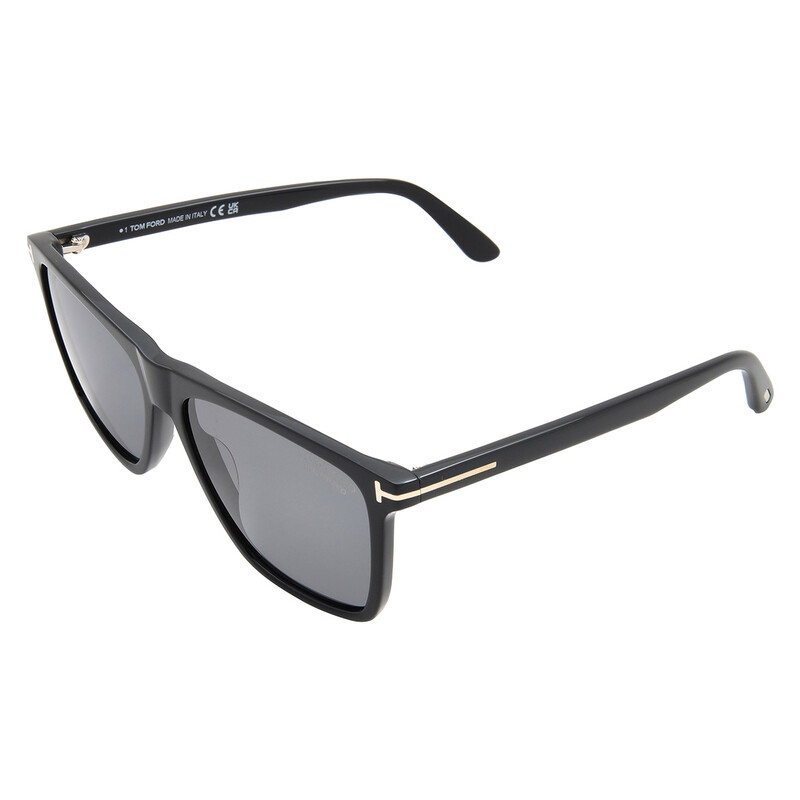 Tom Ford Fletcher Polarized Smoke Square Men's Sunglasses FT0832