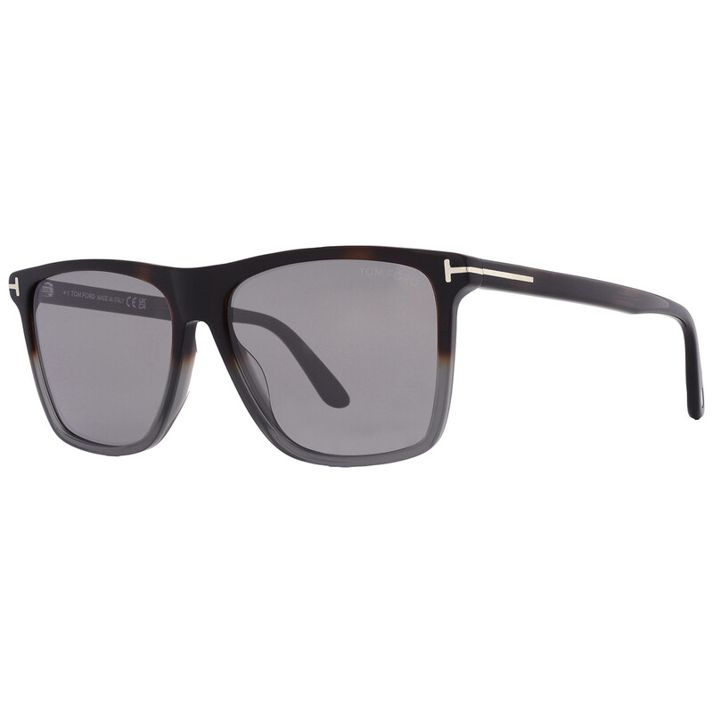 Tom Ford Fletcher Smoke Mirror Square Men's Sunglasses FT0832 55C