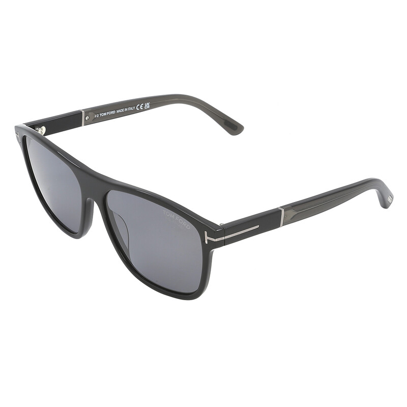Tom Ford Frances Polarized Smoke Square Men's Sunglasses FT1081-N