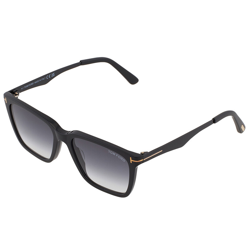 Tom Ford Garrett Gradient Smoke Square Men's Sunglasses FT0862 01B