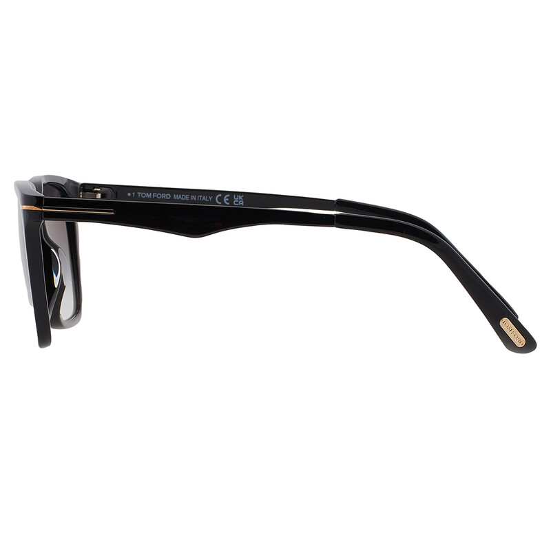 Tom Ford Garrett Gradient Smoke Square Men's Sunglasses FT0862 01B