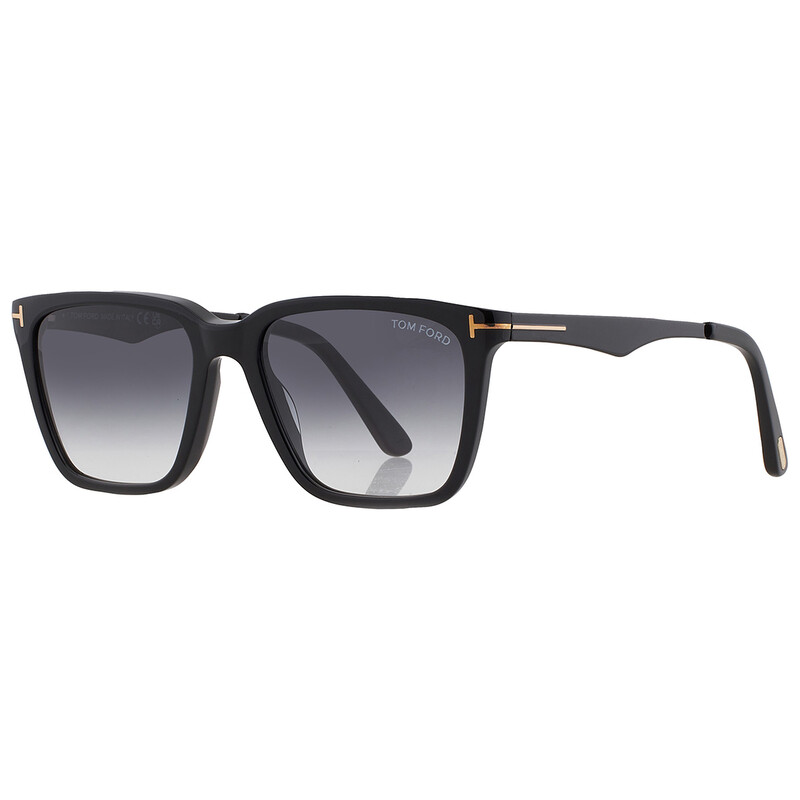 Tom Ford Garrett Gradient Smoke Square Men's Sunglasses FT0862 01B