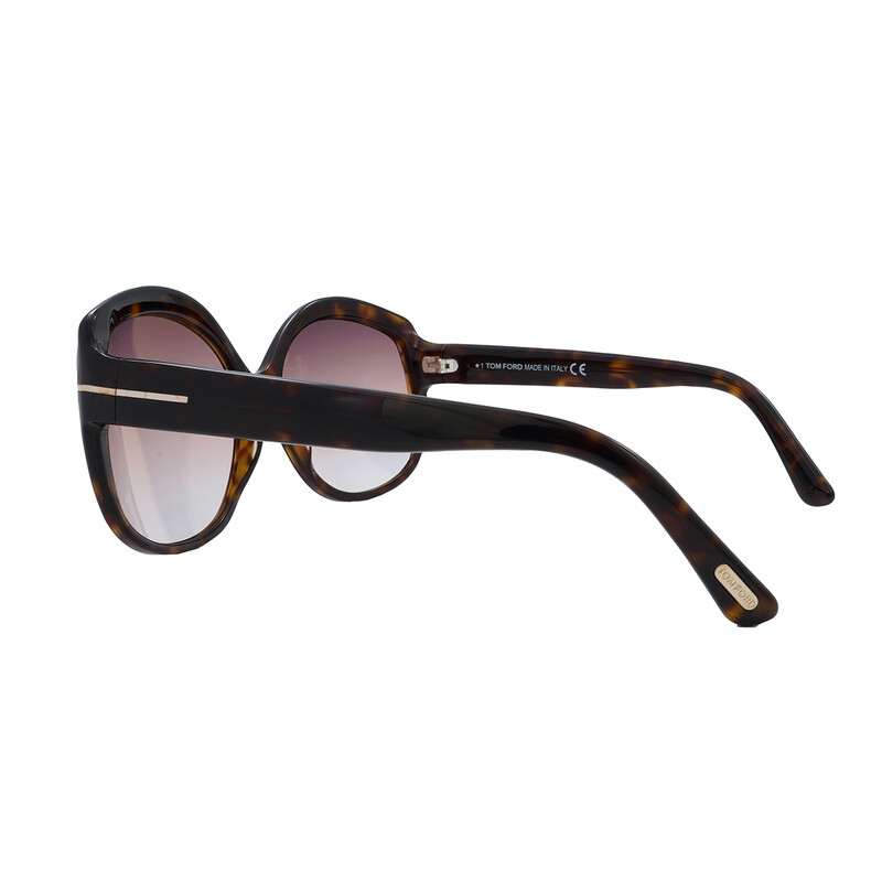 Tom Ford Chiara Brown Gradient Butterfly Ladies Sunglasses FT0919