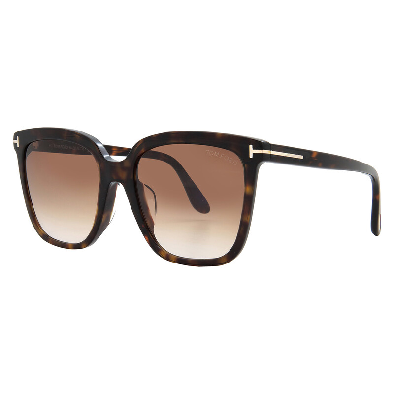 Tom Ford Gradient Brown Square Ladies Sunglasses FT0958-D  display picture 2