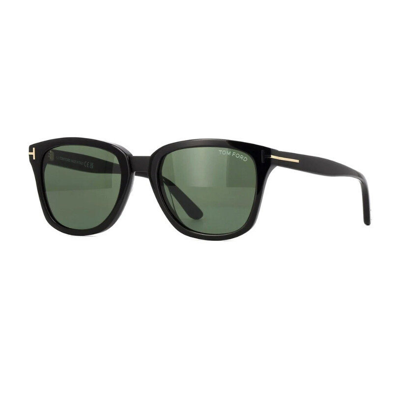 Tom Ford Graydon Green Square Men's Sunglasses FT1213 01N 53